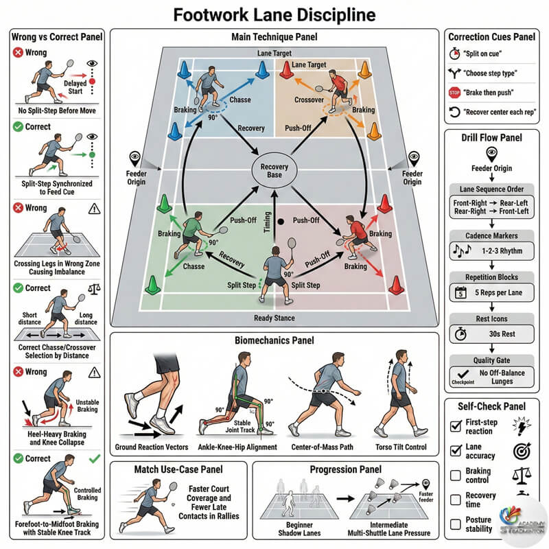 甲洞私人羽毛球步法训练，专注于专门的移动路线