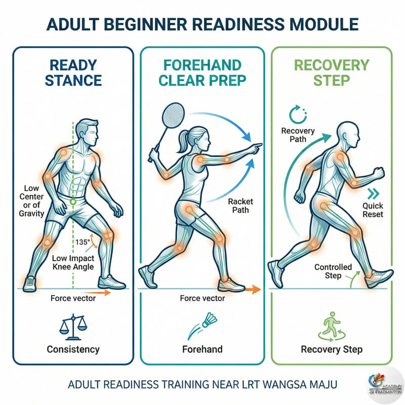 靠近旺沙玛朱轻快铁站的专业成人羽毛球教练