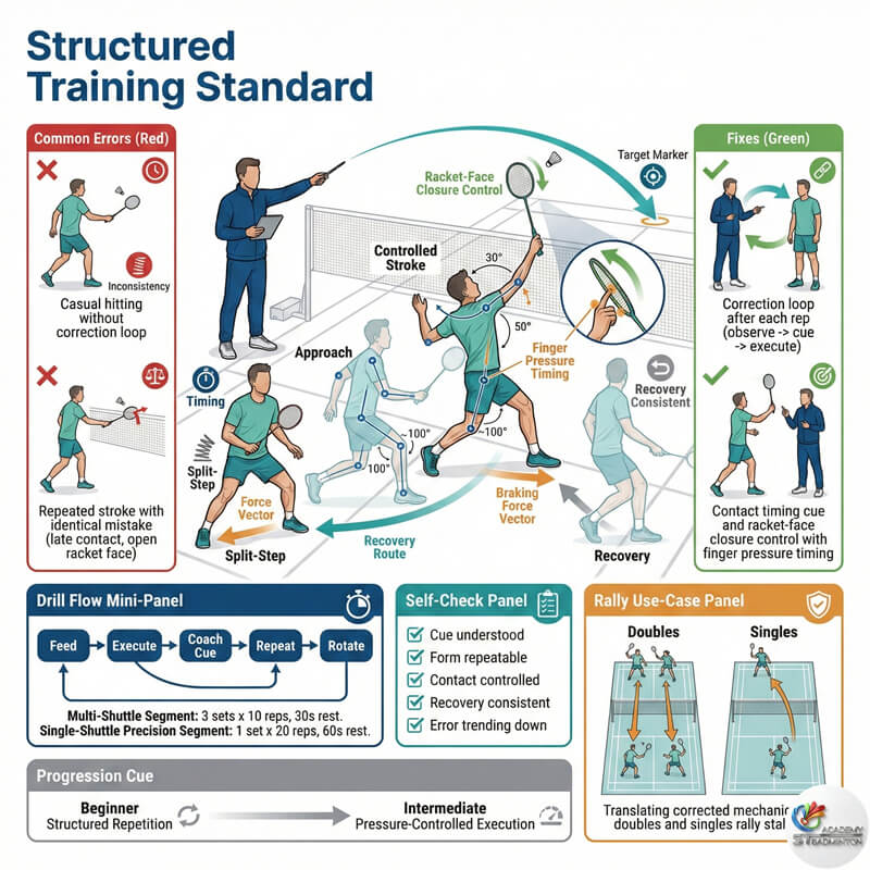 专业羽毛球教练 Eric Chuar 在甲洞进行教学