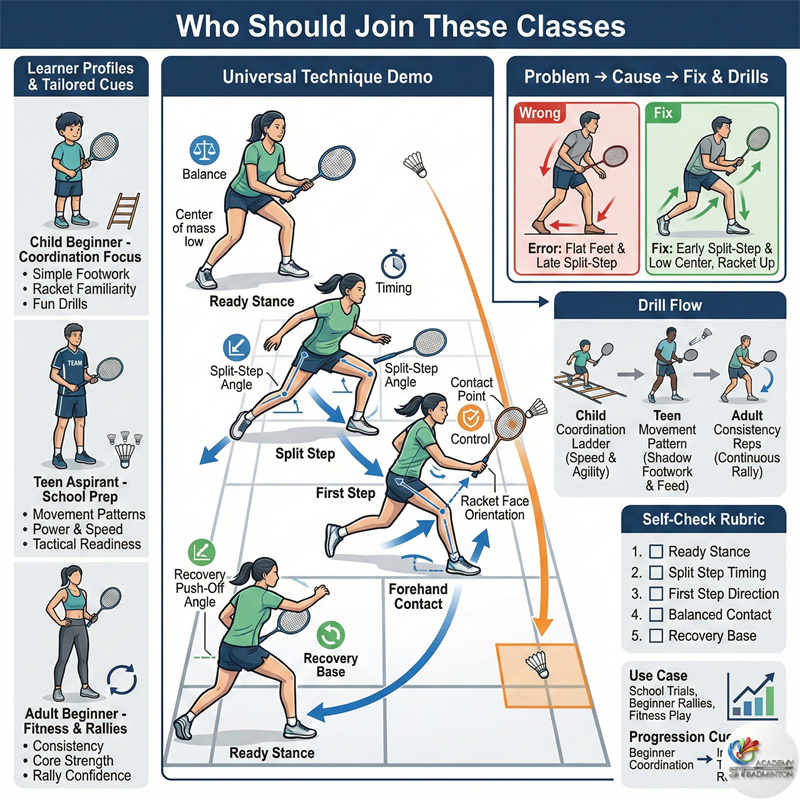 Pelatihan bulutangkis profesional ramah wanita dekat Setapak Central