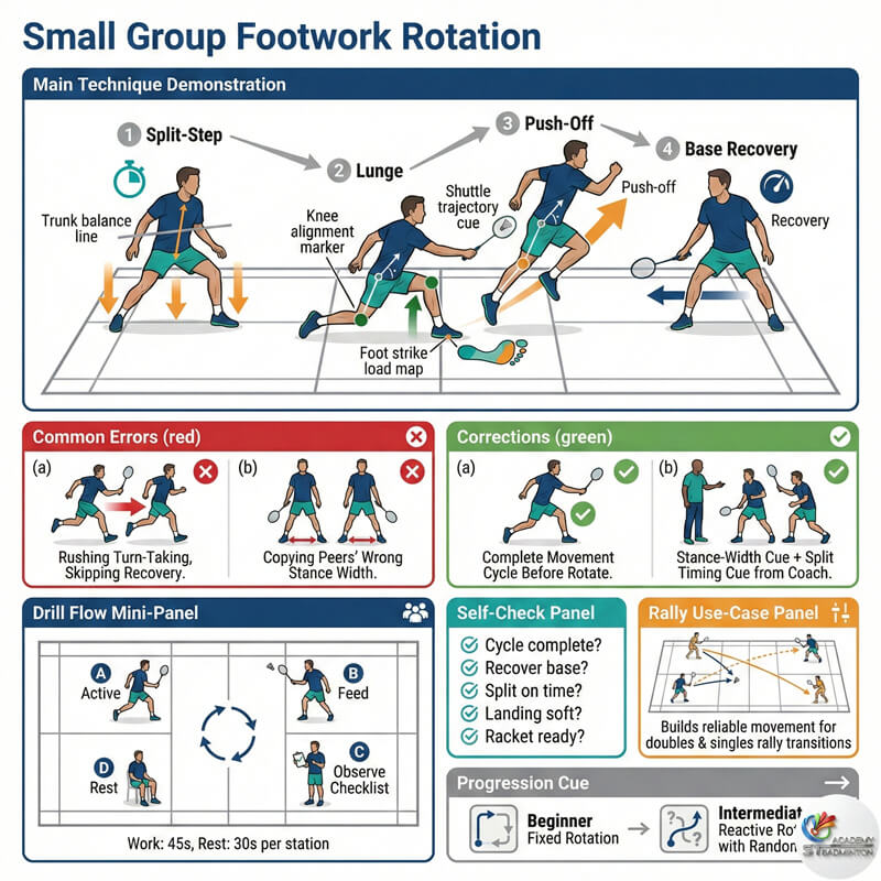 Lớp học di chuyển cầu lông nhóm nhỏ cho trẻ em với tối đa 4 học viên tại KL North