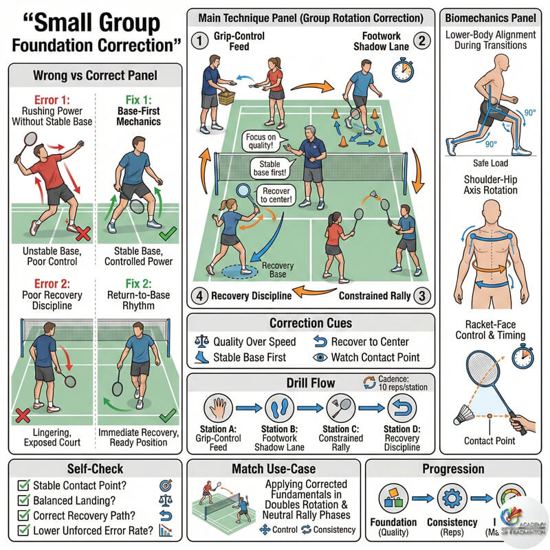 吉隆坡北区的小组基础纠正训练