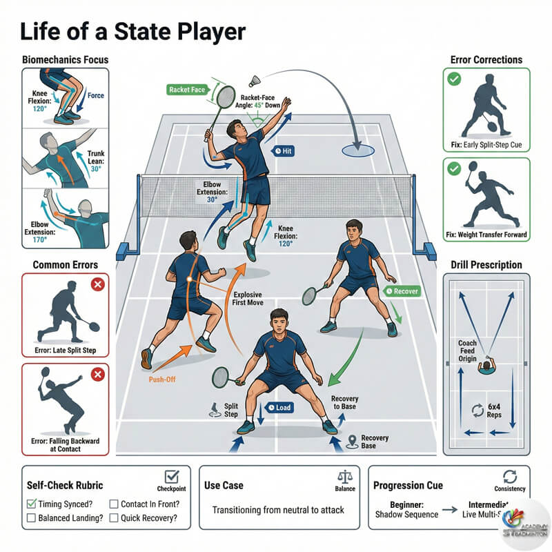 State-level badminton training program evening session at ST Badminton Academy Malaysia in Setapak Kuala Lumpur