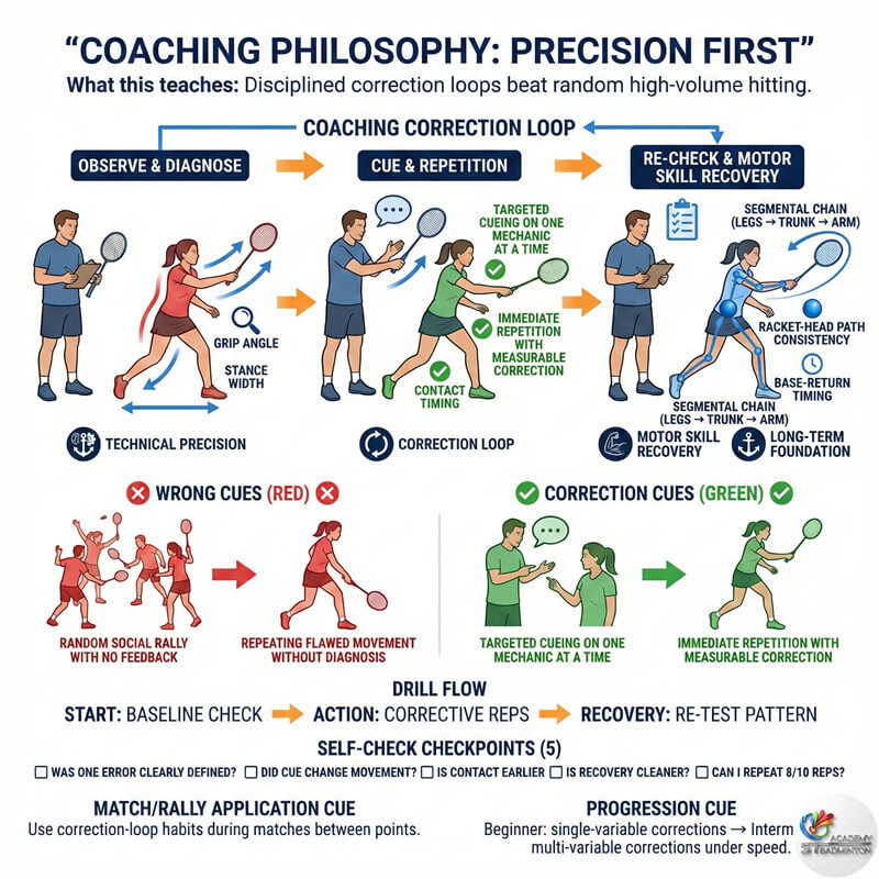 Structured adult badminton training in Klang for working professionals