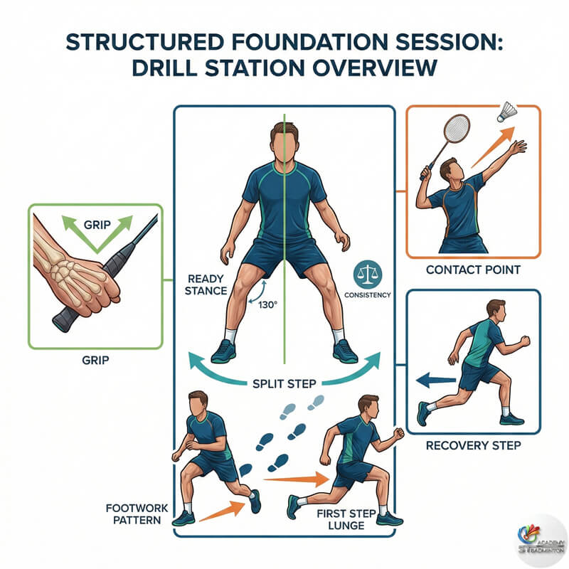 Huấn luyện cầu lông nền tảng bài bản cho trẻ em tại Wangsa Maju