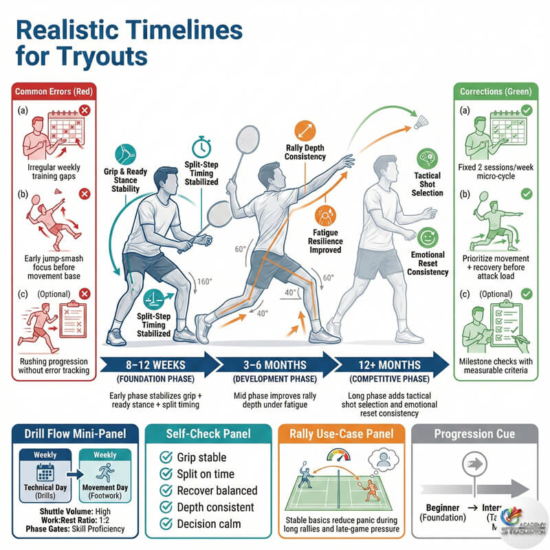经过数月甲洞羽毛球稳定性特训后取得进步的学生
