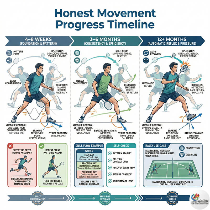 Học viên tiến bộ qua nhiều tháng tham gia lớp di chuyển không cầu tại Kepong