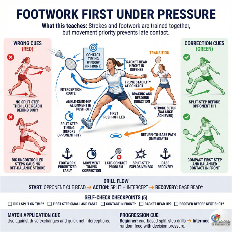 Technical grip correction for adult badminton students in Klang