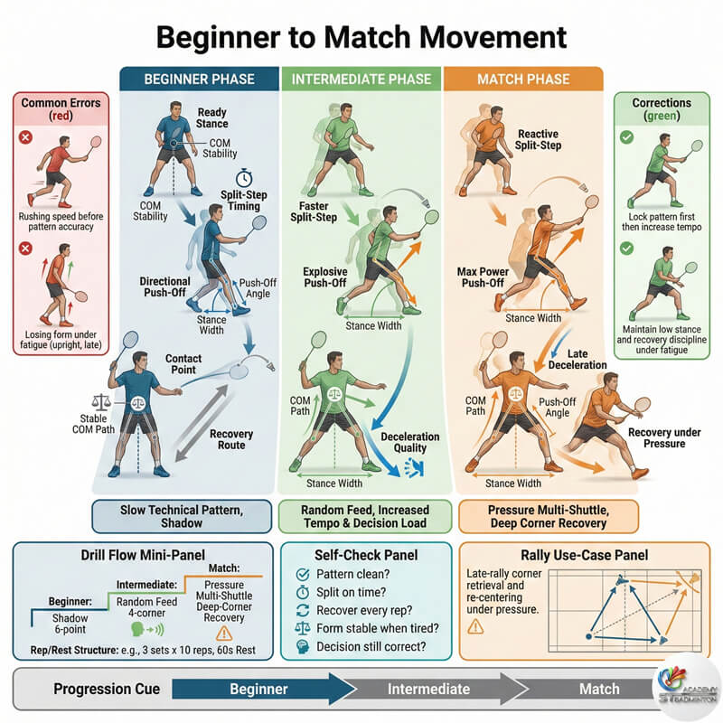 Thanh thiếu niên tập luyện tốc độ và sự nhanh nhẹn trong cầu lông tại Kepong để chuẩn bị thi đấu