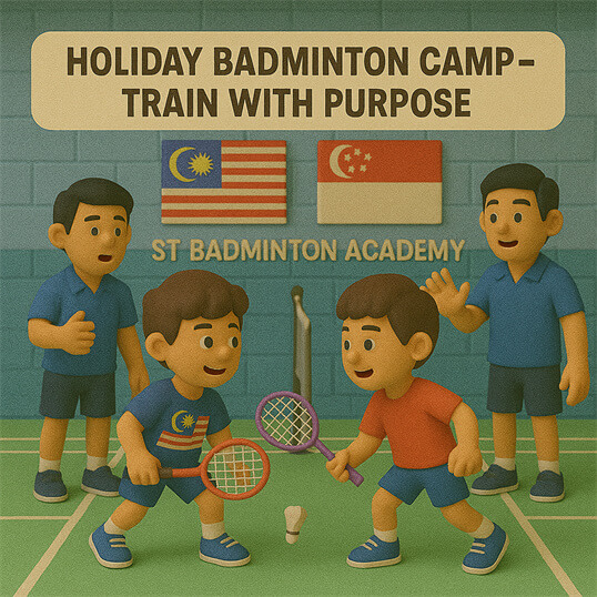 Professional badminton coach developing young Malaysian athletes in Petaling Jaya training centre