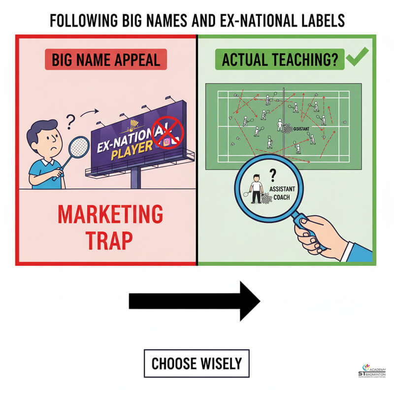 Adults in Kuala Lumpur learning how to choose the best badminton training for working professionals and beginners