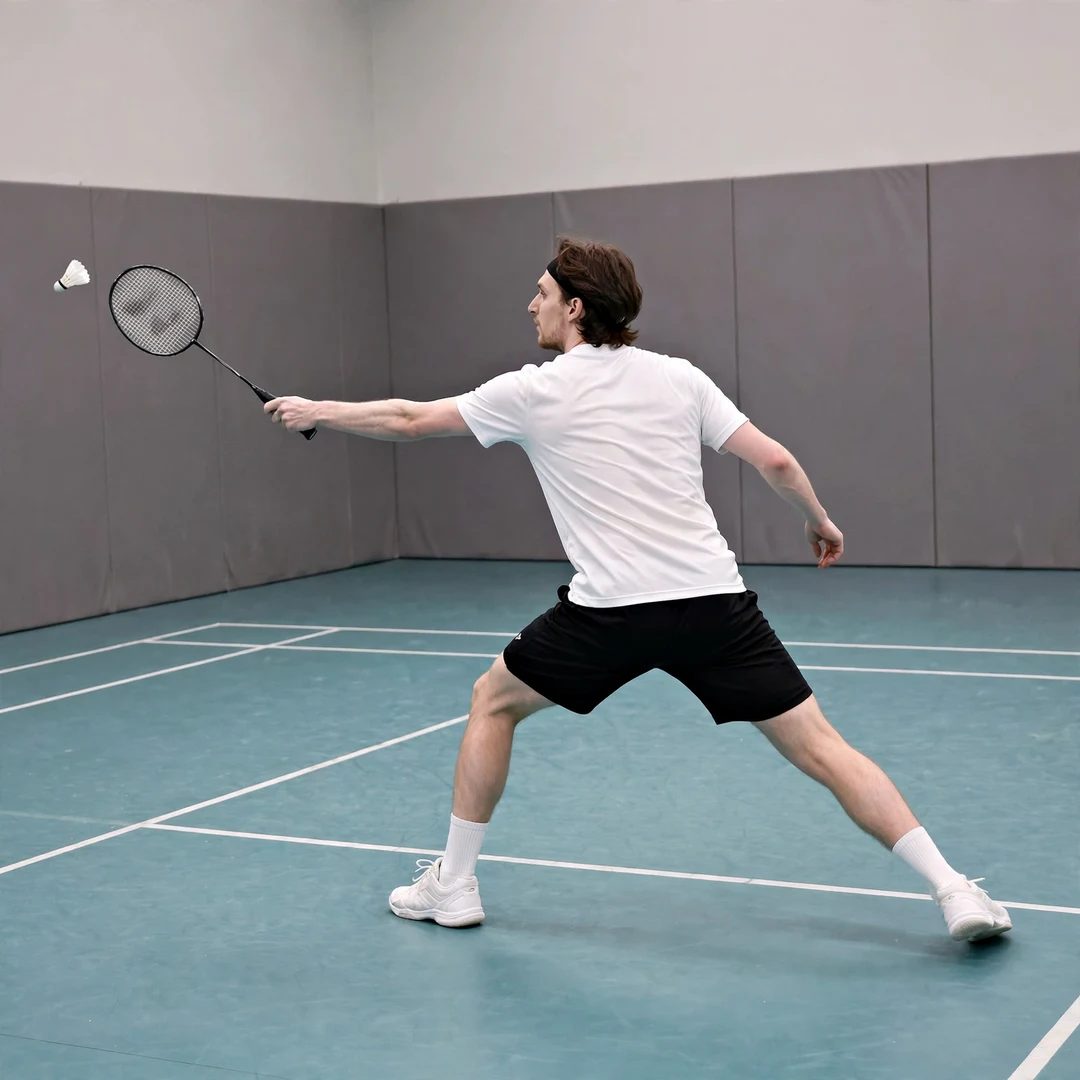 Daniil Dubovenko backhand technique Daniil Dubovenko playing a backhand in the deep backhand corner (AI-generated)