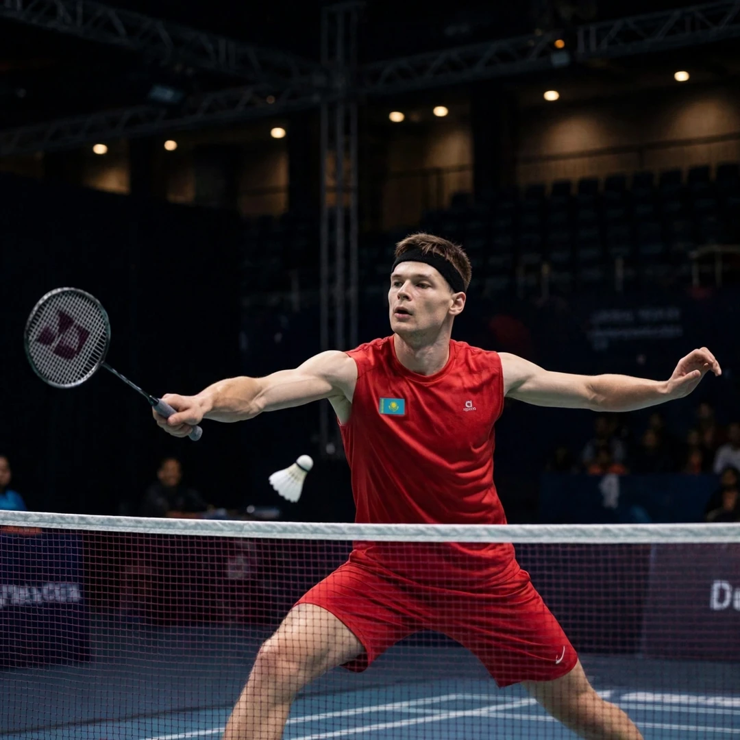 Dmitriy Panarin playing at the net during the Bangladesh International 2025 (AI-generated) Dmitriy Panarin playing at the net during the Bangladesh International 2025 (AI-generated)