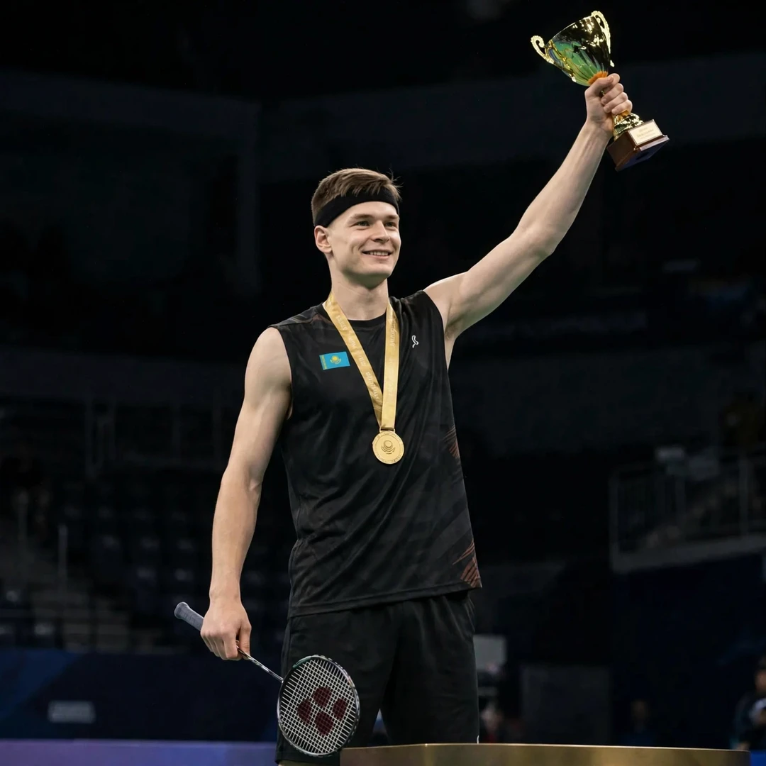 Dmitriy Panarin on the top step of the podium with a gold medal (AI-generated) Dmitriy Panarin on the top step of the podium with a gold medal (AI-generated)