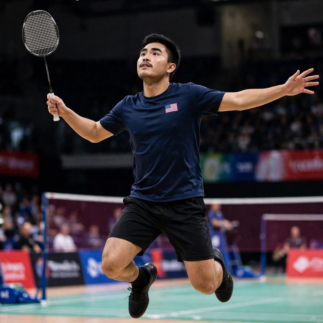 Enrico Keoni Asuncion of the United States hitting a jump smash (AI-generated) Enrico Keoni Asuncion of the United States hitting a jump smash (AI-generated)