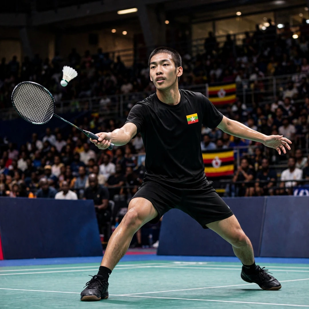 Hein Htut during his Uganda International Series title run in Kampala (AI-generated) Hein Htut during his Uganda International Series title run in Kampala (AI-generated)