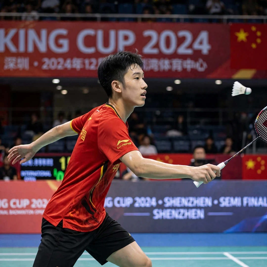 Hu Zhe An King Cup Hu Zhe An in action at the 2024 King Cup in Shenzhen (AI-generated)