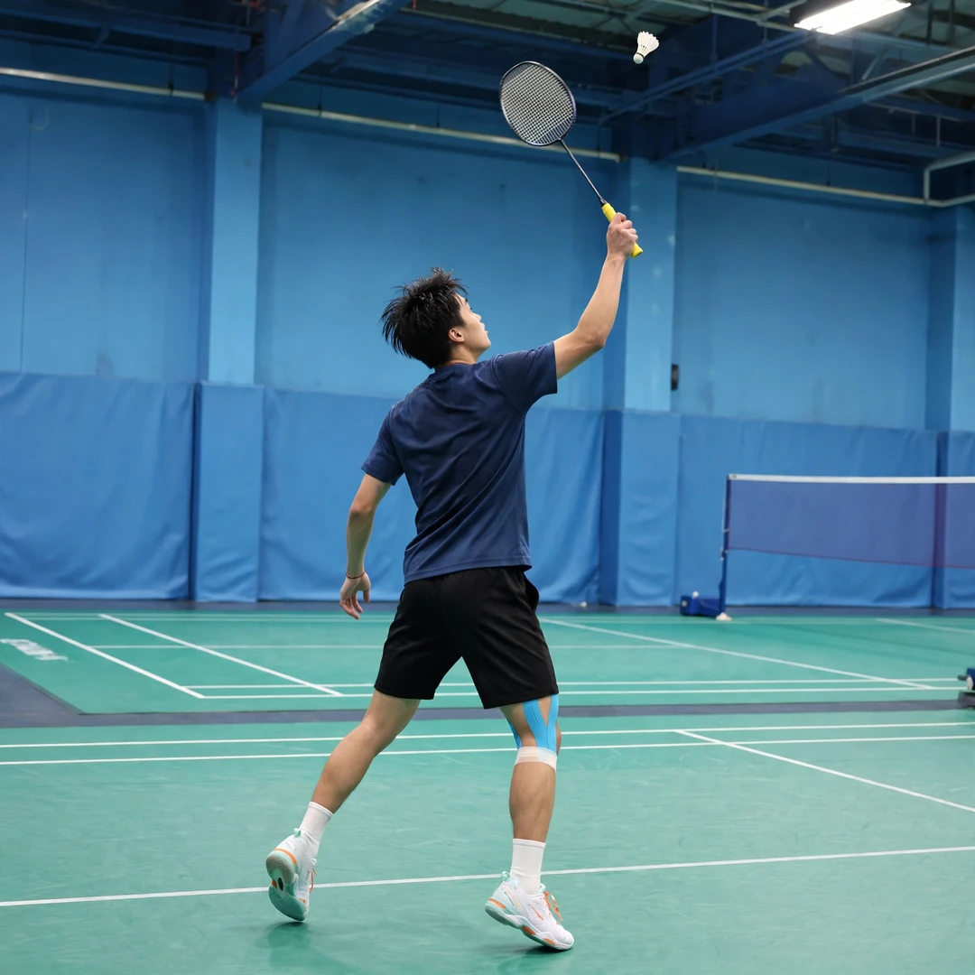 Huang Yu building a patient rally from the rear court (AI-generated) Huang Yu building a patient rally from the rear court (AI-generated)