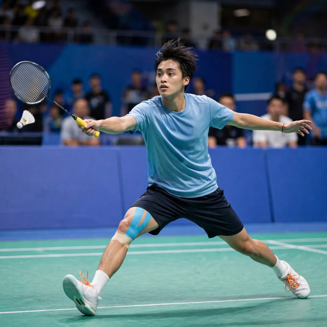Huang Yu playing a forehand drive during the Sydney International 2026 final (AI-generated) Huang Yu playing a forehand drive during the Sydney International 2026 final (AI-generated)