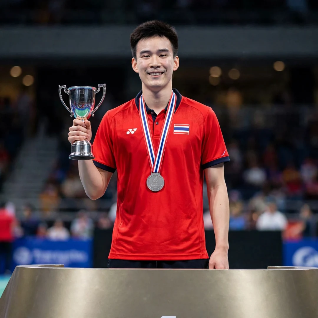 Kantaphon Wangcharoen Kantaphon Wangcharoen on the podium at the Macau Open 2026, his first World Tour final in nine years (AI-generated)