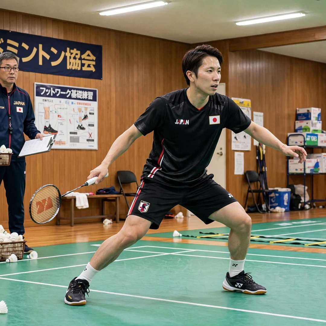 Koki Watanabe training with the BIPROGY team in Japan Koki Watanabe training session (AI-generated)