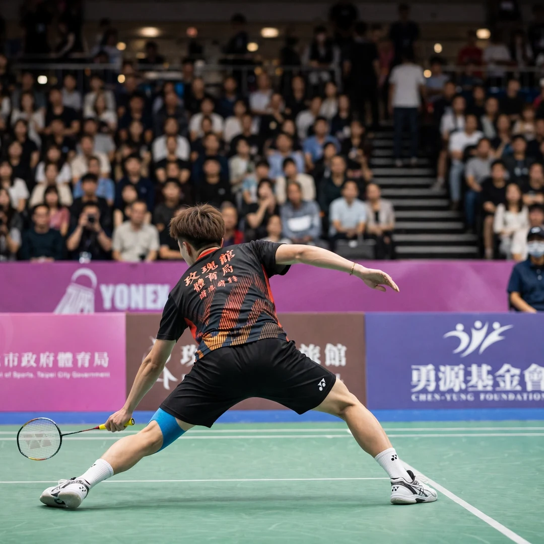 Lin Chun-Yi stretching in defence Lin Chun-Yi stretching in defence (AI-generated)