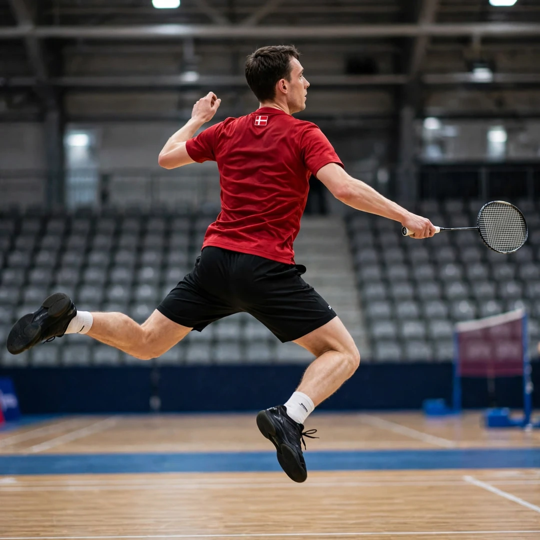 Mads Christophersen playing a scissor-kick clear, seen from behind (AI-generated) Mads Christophersen playing a scissor-kick clear, seen from behind (AI-generated)