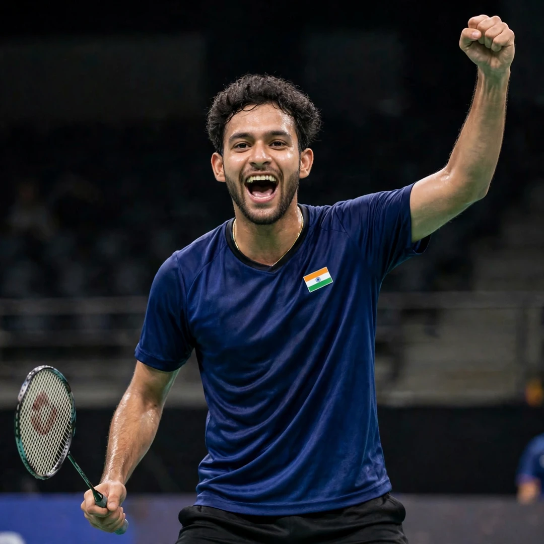 Manraj Singh celebrating a match win with a fist pump (AI-generated) Manraj Singh celebrating a match win with a fist pump (AI-generated)