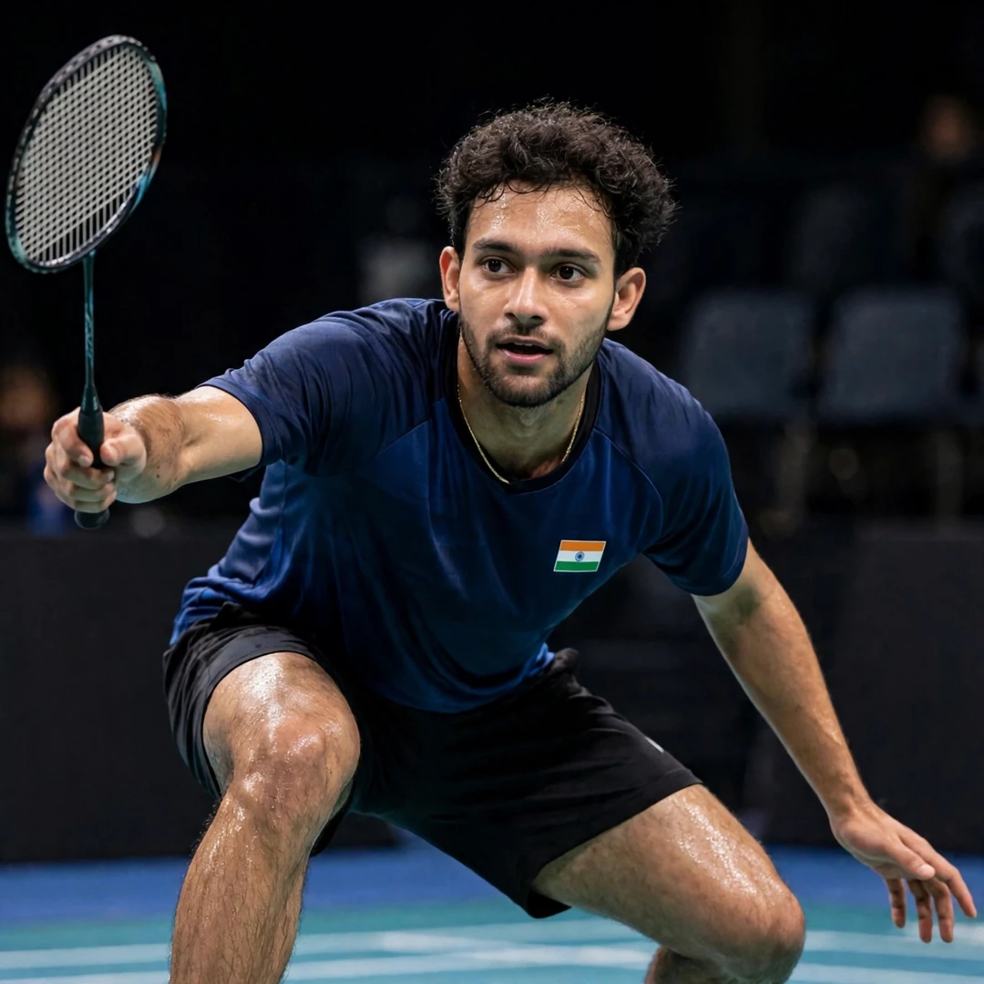 Manraj Singh in a low defensive crouch (AI-generated) Manraj Singh in a low defensive crouch (AI-generated)