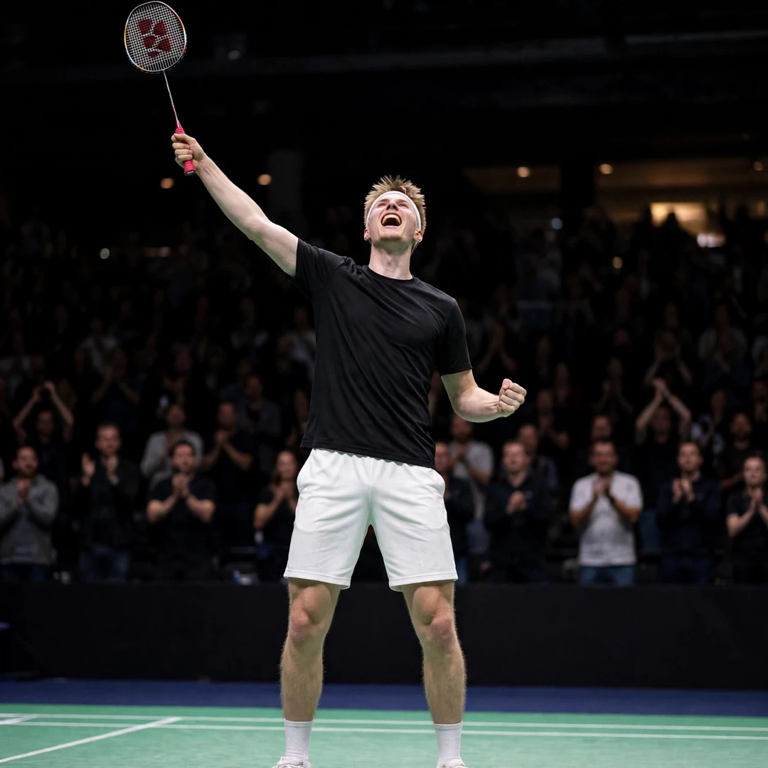 Matthias Kicklitz celebrating a victory (AI-generated) Matthias Kicklitz celebrating a victory (AI-generated)