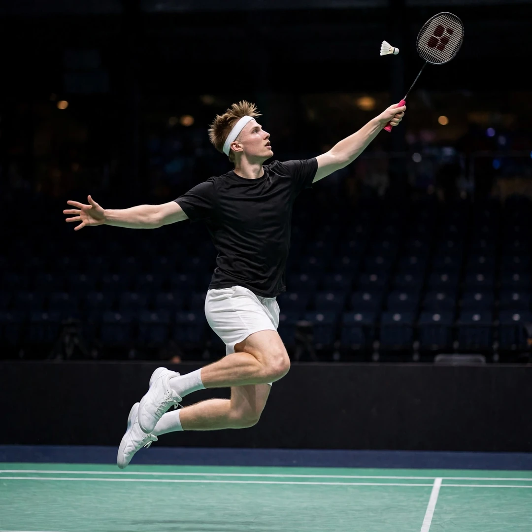 Matthias Kicklitz hitting a jump smash (AI-generated) Matthias Kicklitz hitting a jump smash (AI-generated)