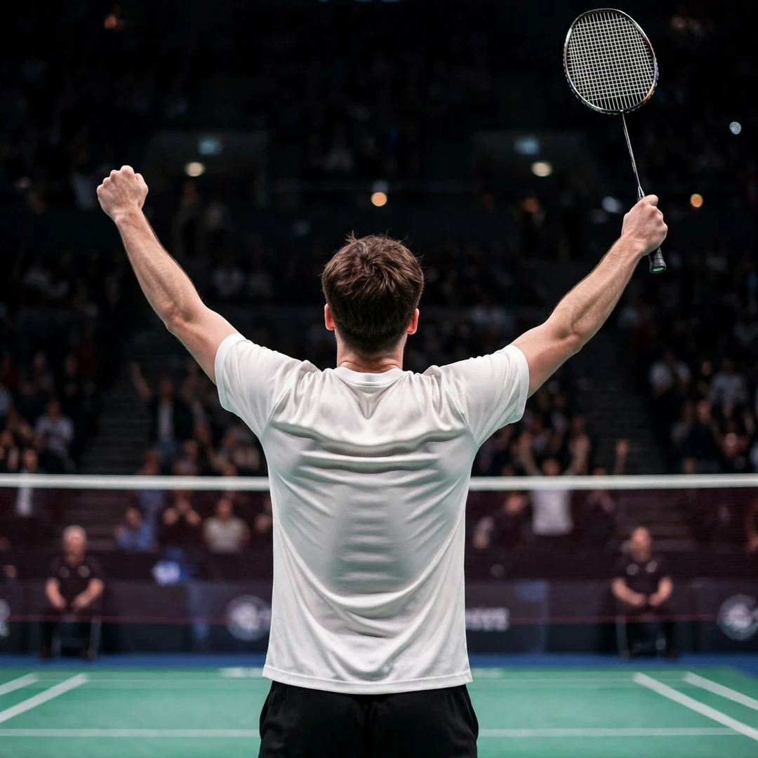 Mikolaj Szymanowski celebrating a victory (AI-generated) Mikolaj Szymanowski celebrating a victory (AI-generated)