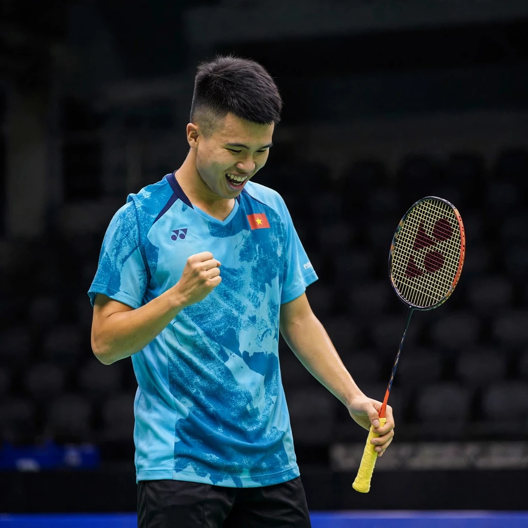 Nguyen Hai Dang celebrating match victory Nguyen Hai Dang celebrating a match victory (AI-generated)