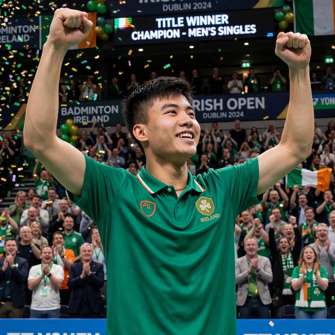Nhat Nguyen Irish Open champion Dublin Nhat Nguyen celebrating his Irish Open title in front of the Dublin home crowd (AI-generated)