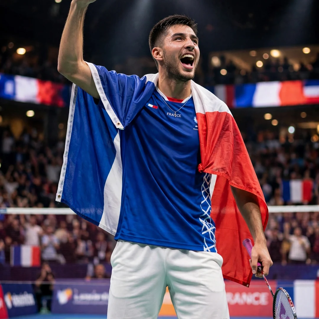 Toma Junior Popov celebrating world No. 13 ranking Toma Junior Popov celebrating world No. 13 ranking (AI-generated)